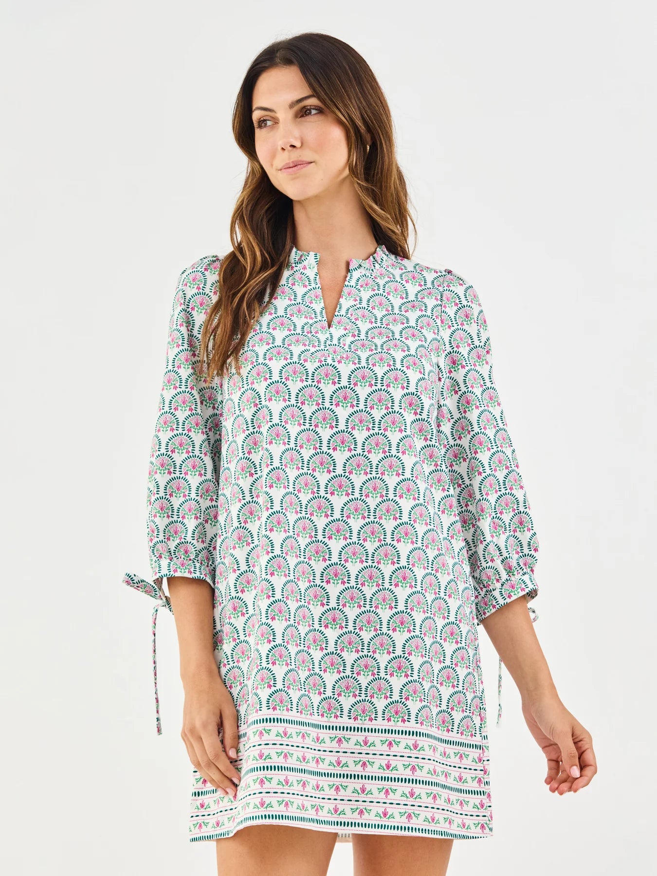 Mary Square Lainey Dress - Sunshower Floral