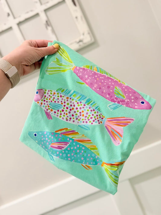 Watercolor Fish Comfort Color