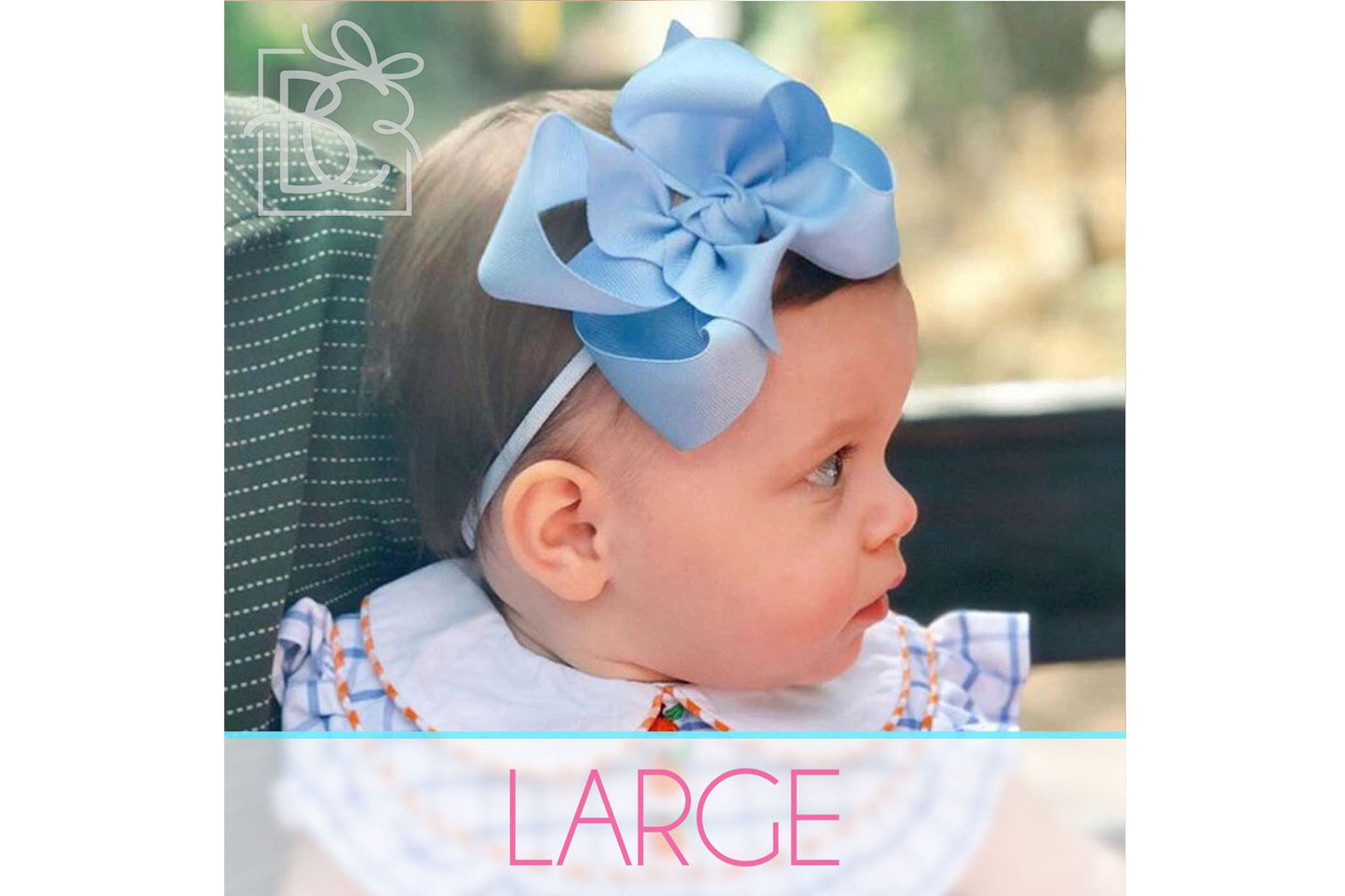 BC Signature Bow on Headband - 4.5in