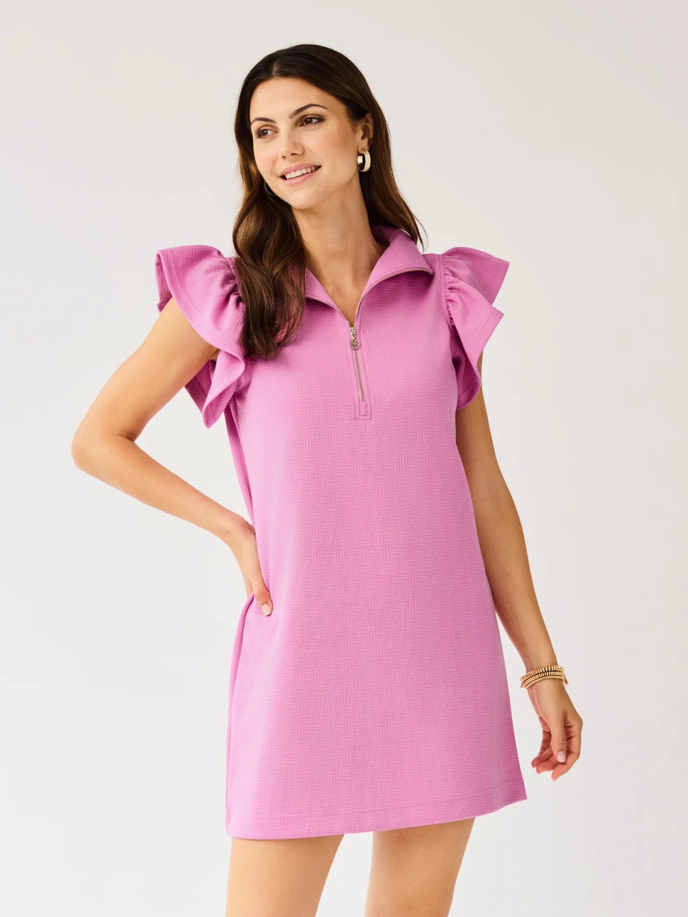 Mary Square Paige Dress - Lilac
