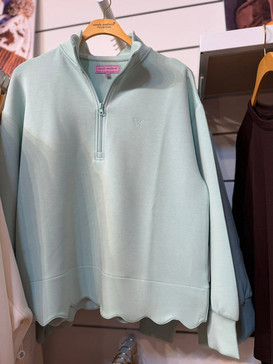 Simply Southern Harbor Scallop Pullover