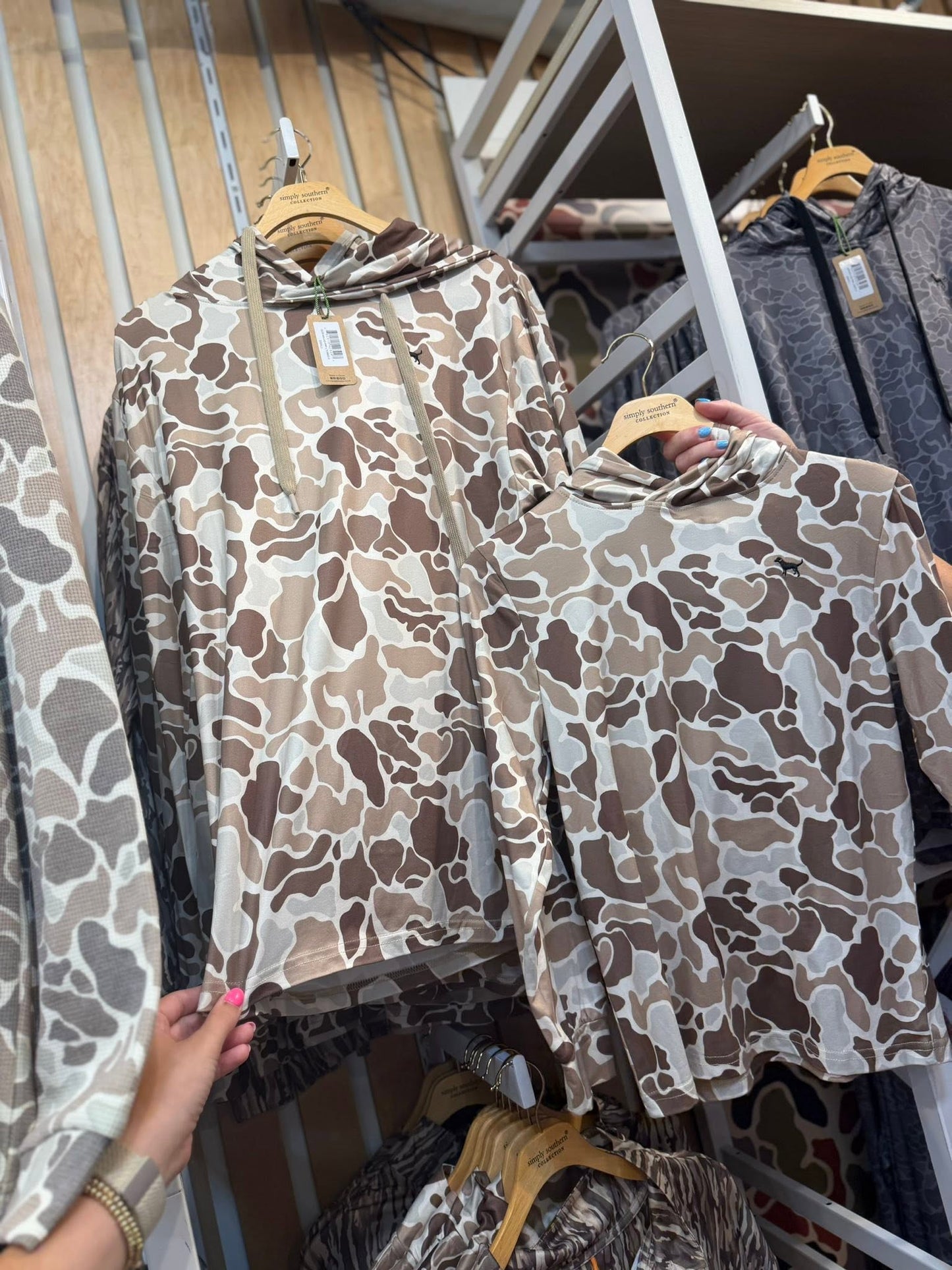 Simply Southern Performance Camo Hoodie
