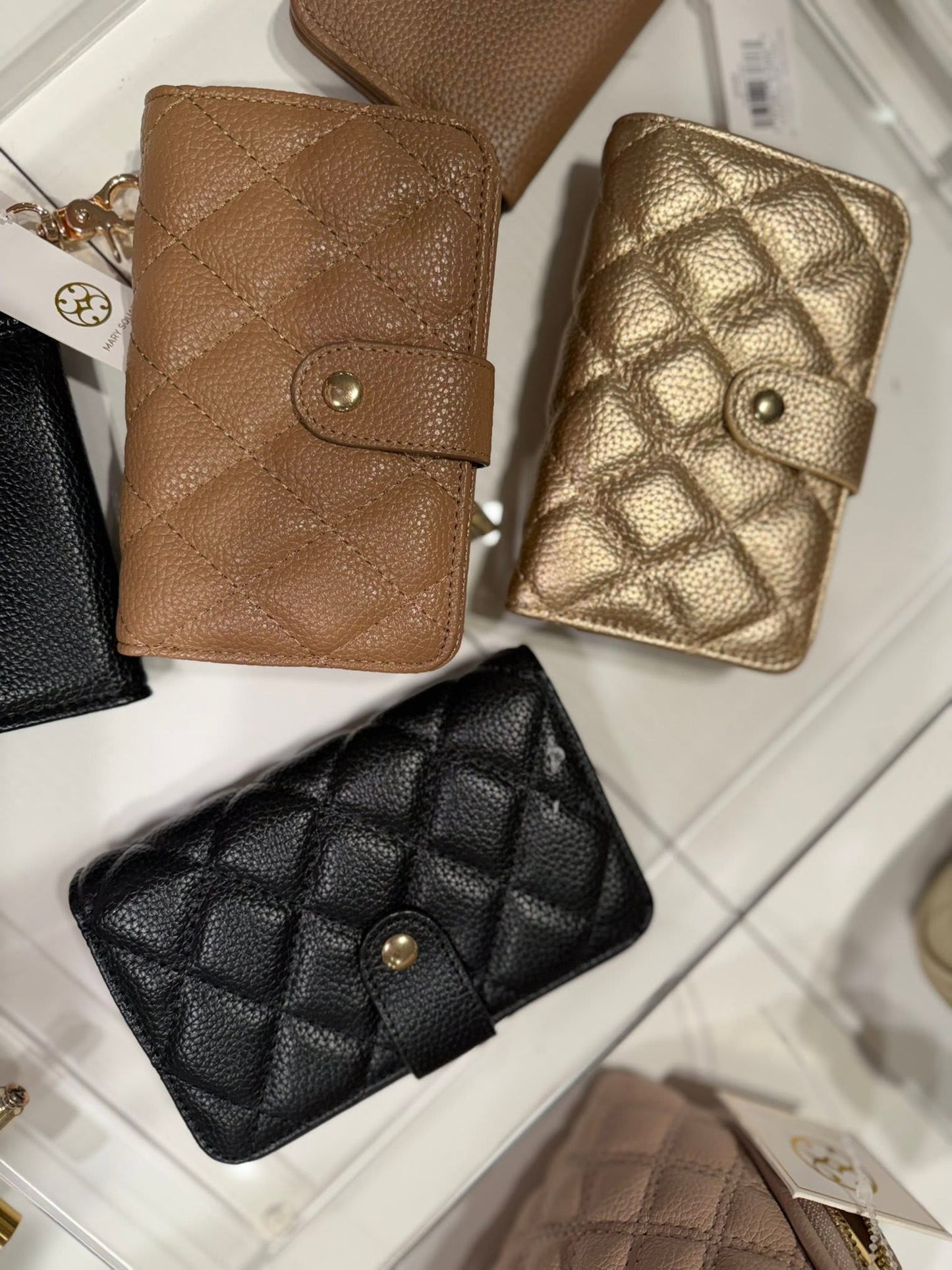 Mary Square Quilted Essential Wallet
