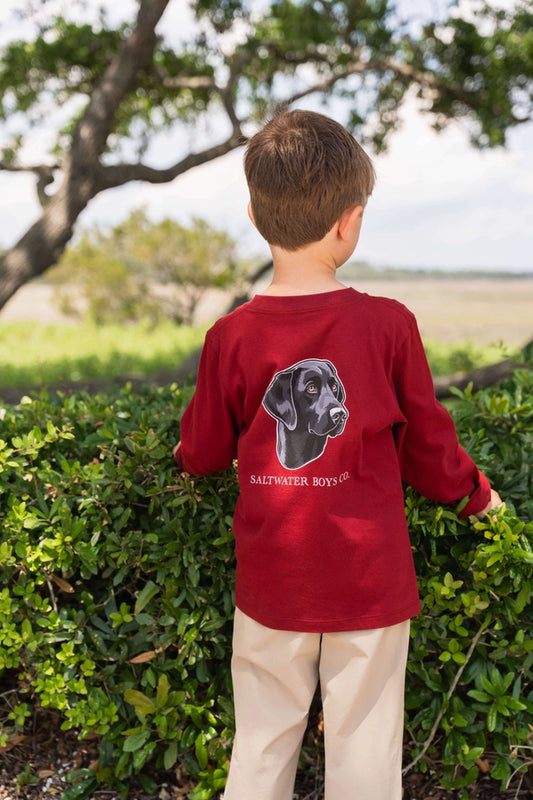 Saltwater Boys Lab Head Boys LS Tee