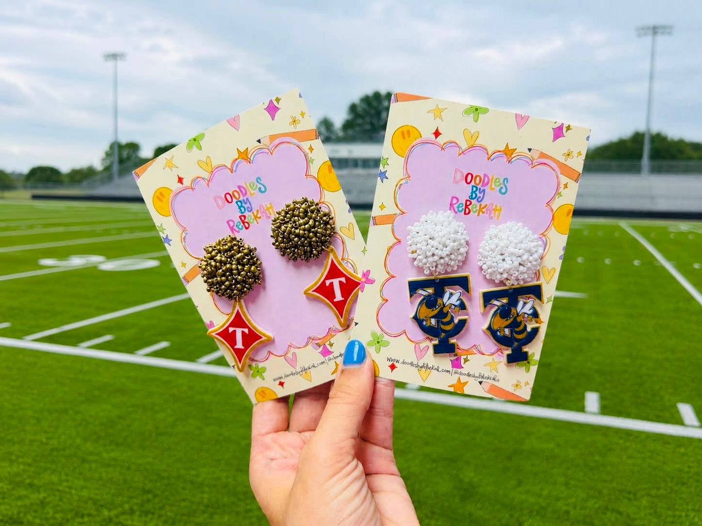 DBR Bulldog + Jacket Earrings