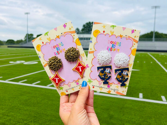 DBR Bulldog + Jacket Earrings