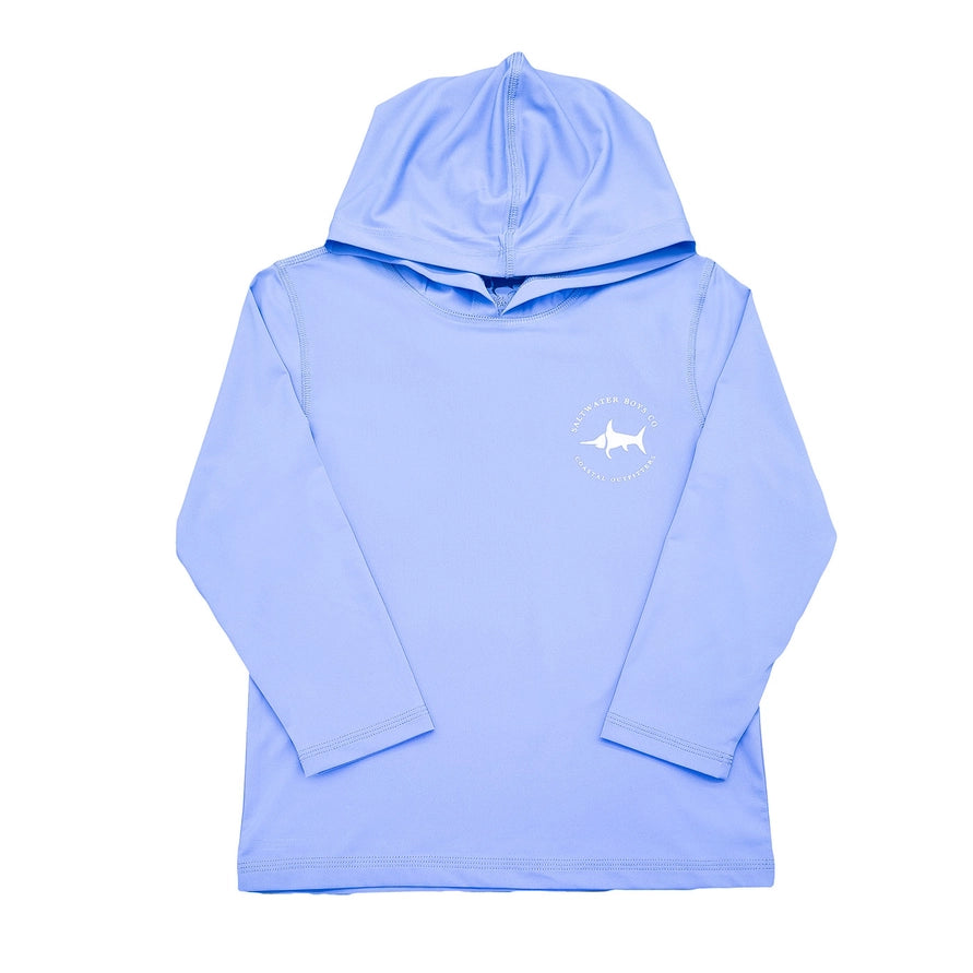 Saltwater Boys Blue Mahi Performance Hoodie