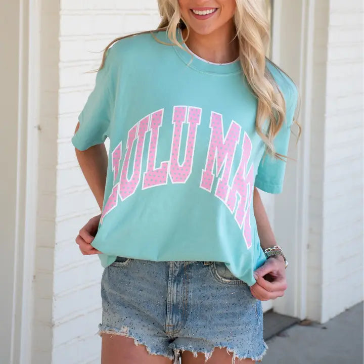 LULU MAC Chalky Mint Dot Comfort Color