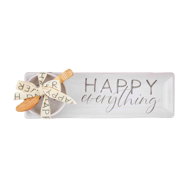 Mudpie Happy Everything Tray and Dip Set