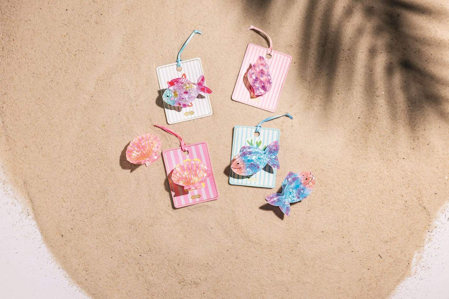 Mudpie Coastal Luxe Claw Clips