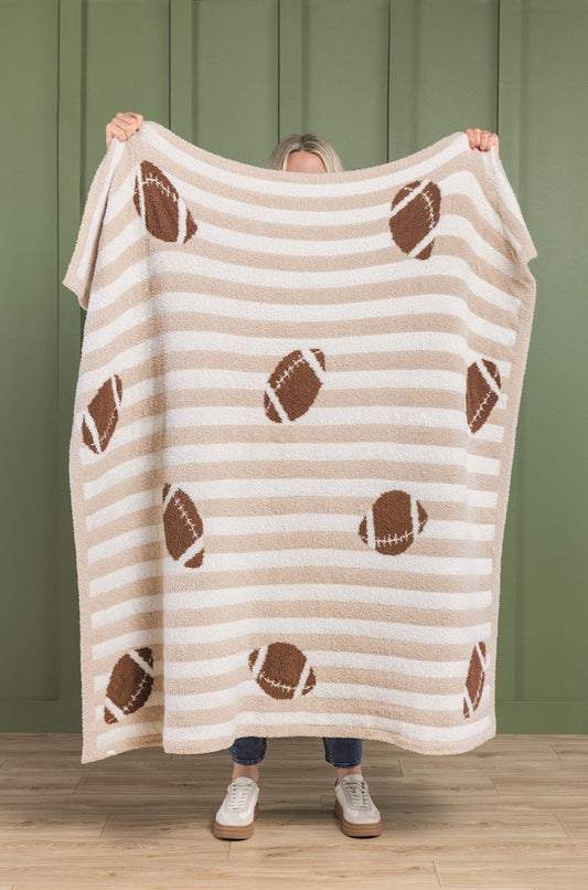 Mudpie Tailgate Chenille Blanket