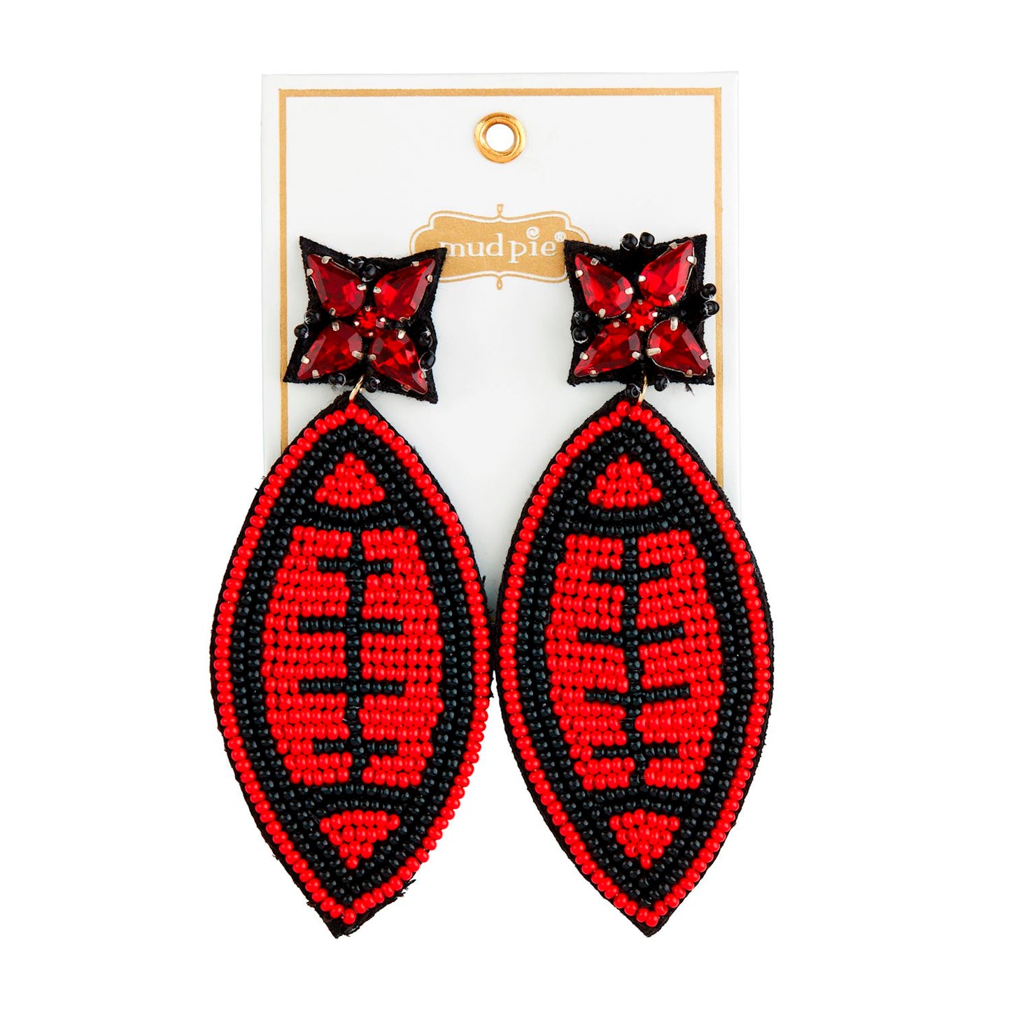 Mudpie Gameday Beaded Earrings