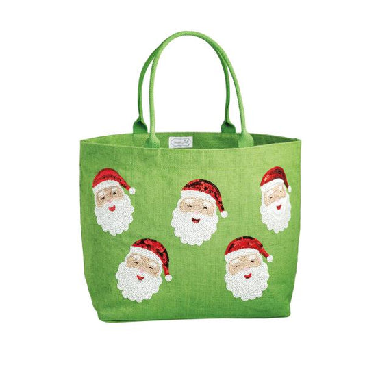 Mudpie Holiday Sparkle Tote Bags