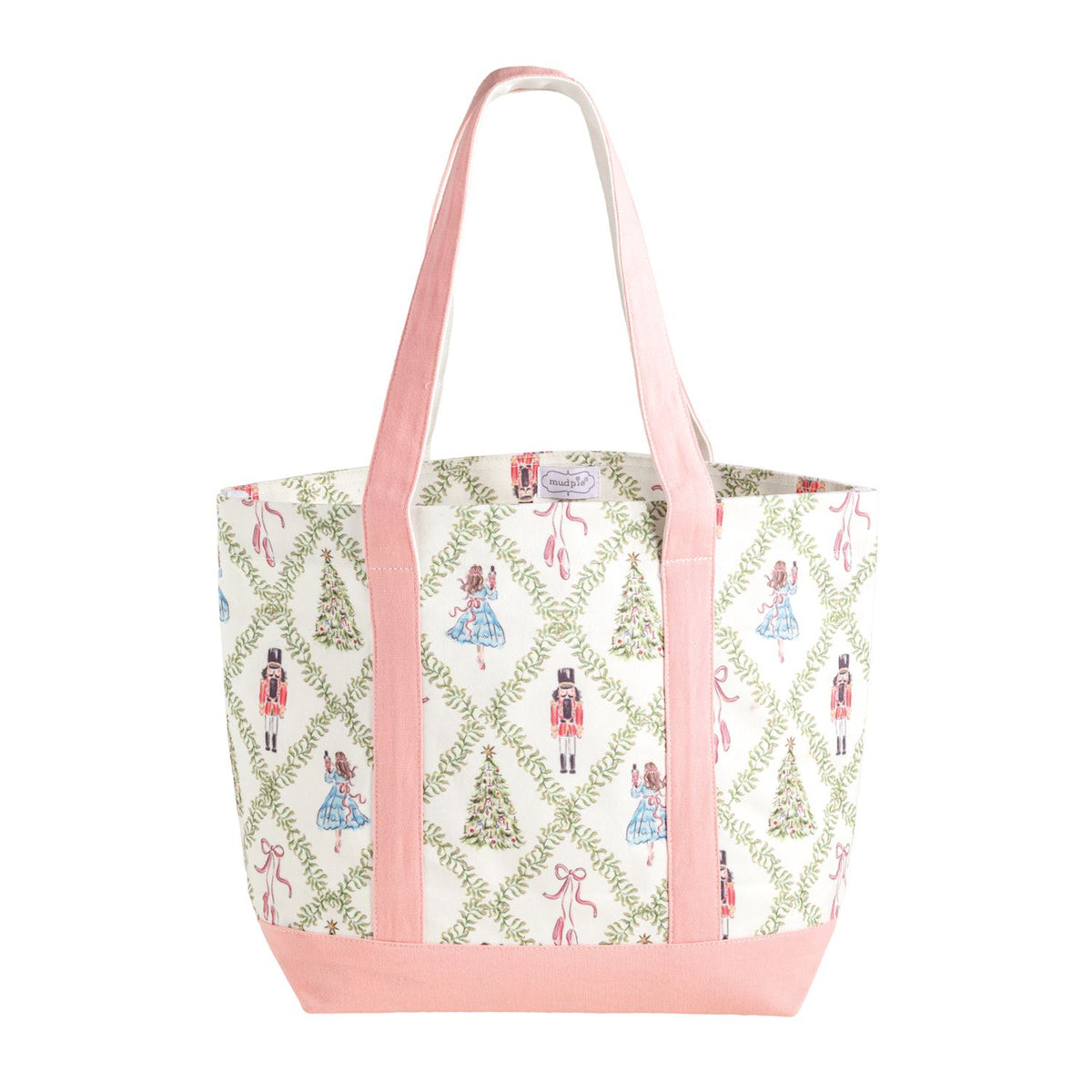 Mudpie Nutcracker Canvas Tote