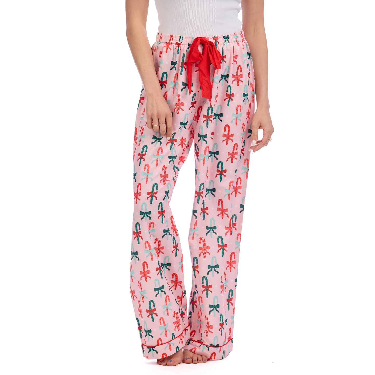 Mudpie Holiday Candy Cane Pajama Pants