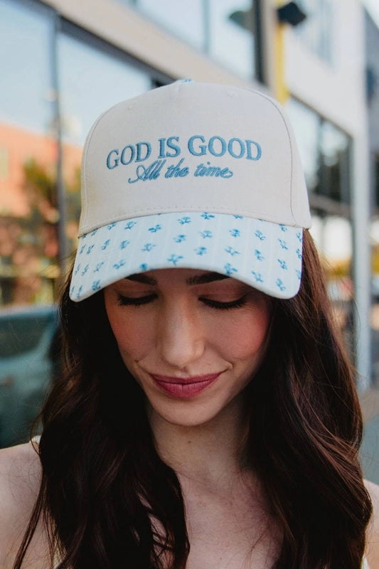 Katydid God Is Good All the Time Hat