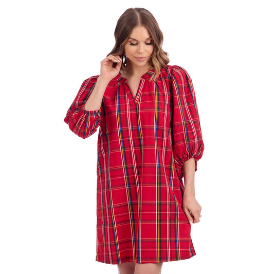 Mudpie Babs Balloon Sleeve Dress