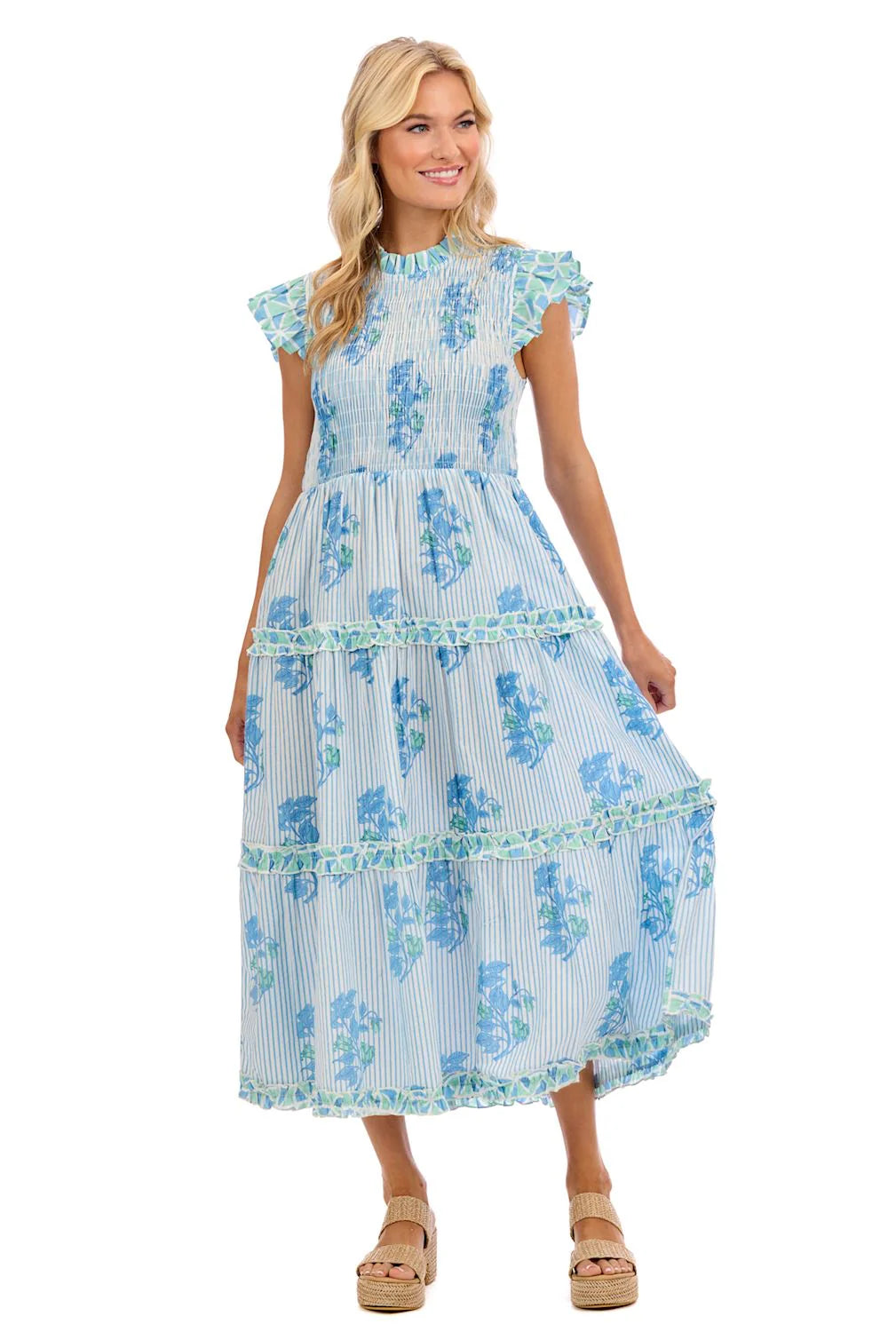 Mudpie Perin Smocked Dress
