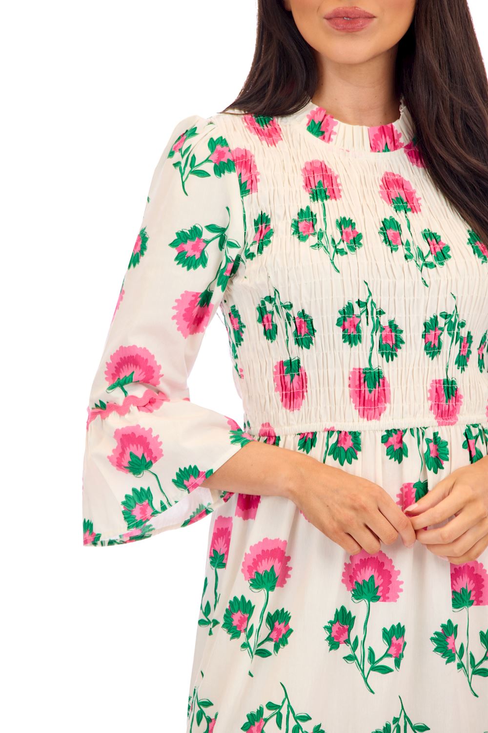 Mudpie Elle Smocked Maxi Dress