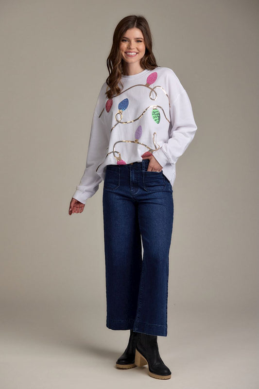 Mudpie Holiday Sparkle Sweatshirts