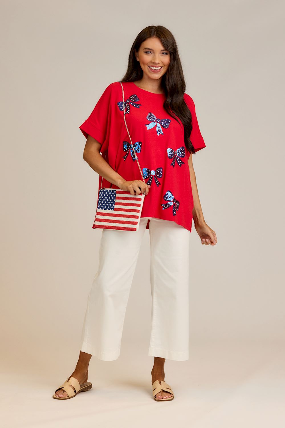 Mudpie Americana Sequin Tops