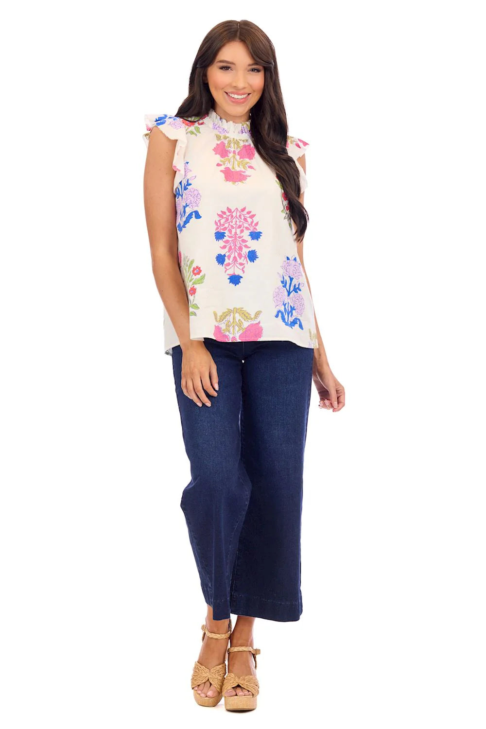 Mudpie Kenzie Flounce Top