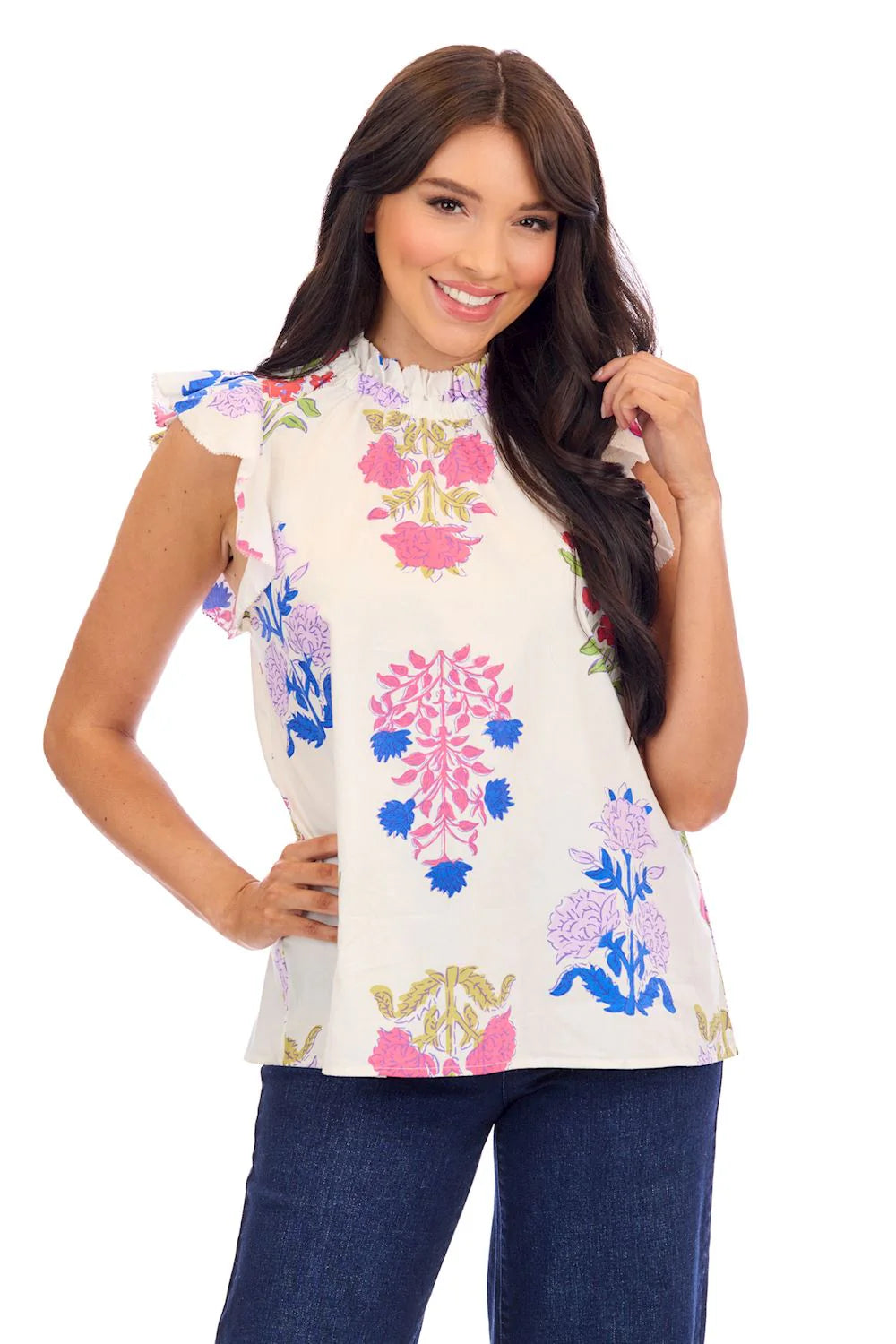 Mudpie Kenzie Flounce Top