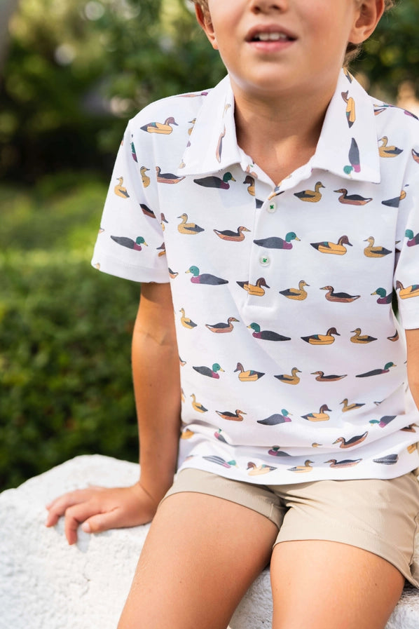 Saltwater Boys Signature Boys Mallards Polo