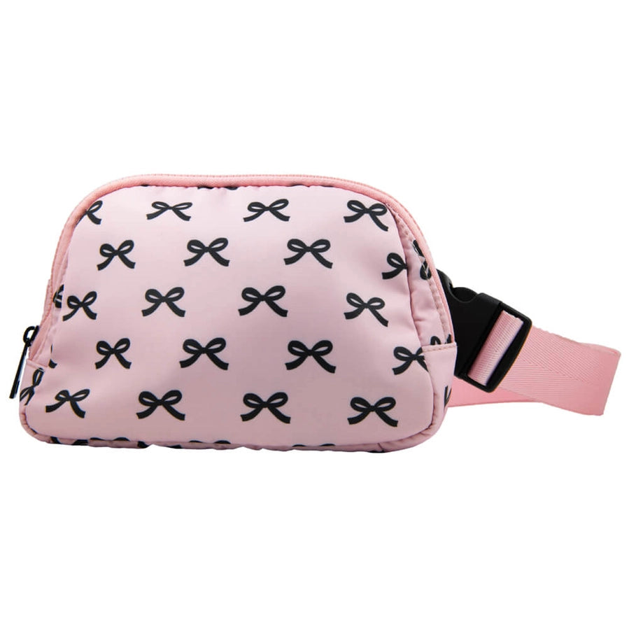 Katydid Mini Bows Belt Bag - Light Pink