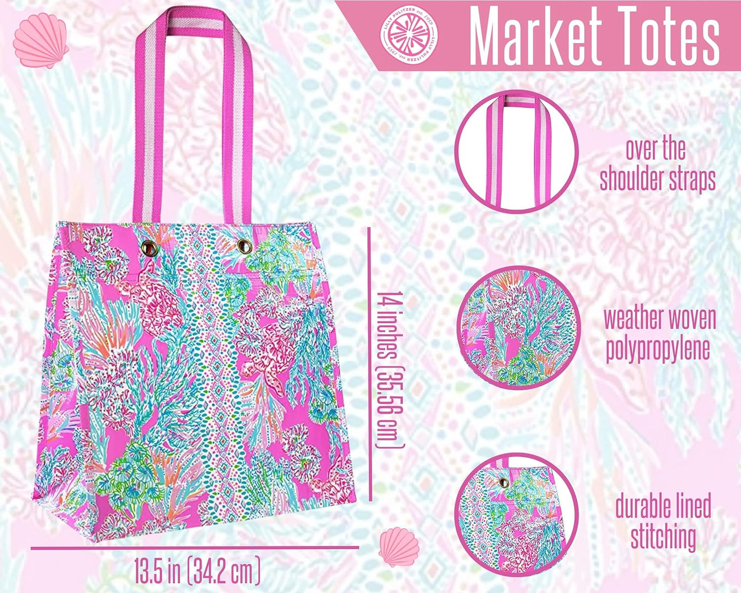 Lilly Pulitzer Market Shopper