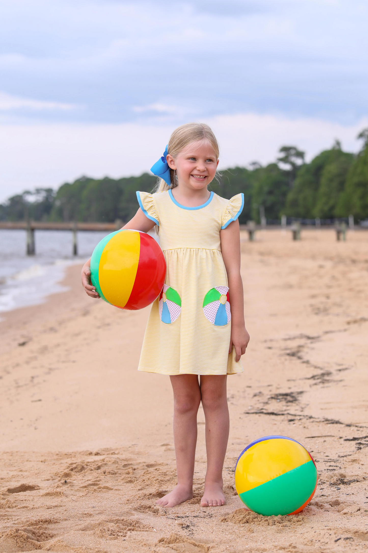 TS Beach Ball Flutter Dress