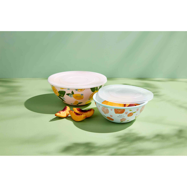 Mudpie Fruit Bowls and Lids Set of 2