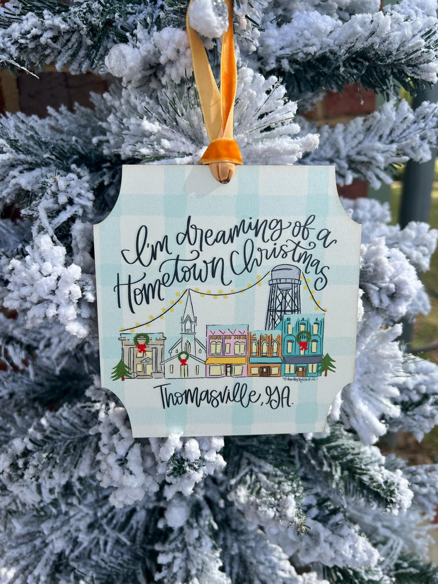 DBR Ornament - Custom Thomasville, GA Christmas