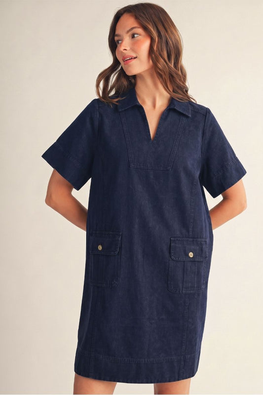 Jodifl Garment Washed Shift Dress