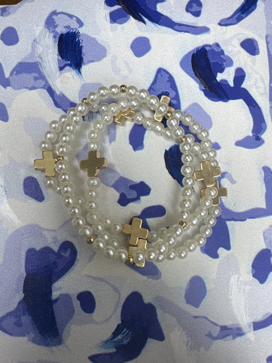 GS Cross Bracelet