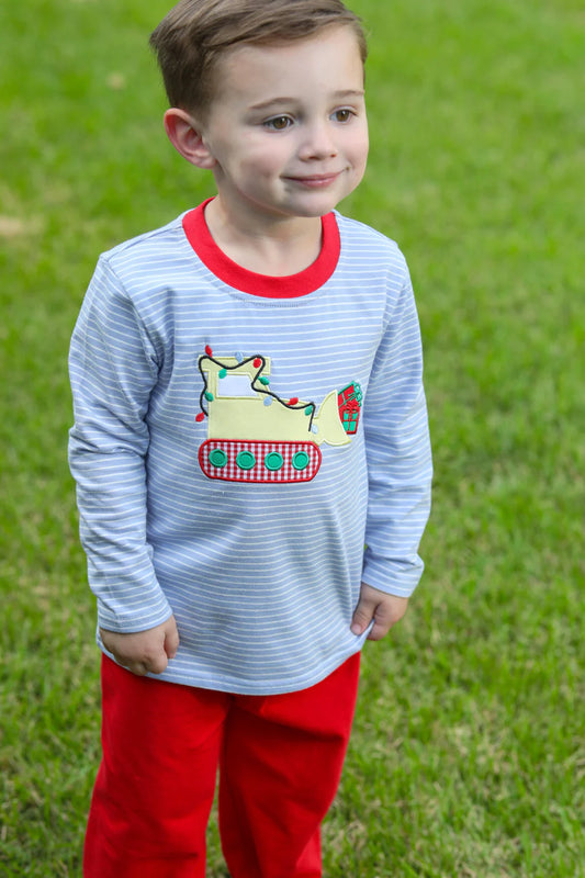 Trotter Street Construction Christmas Shirt