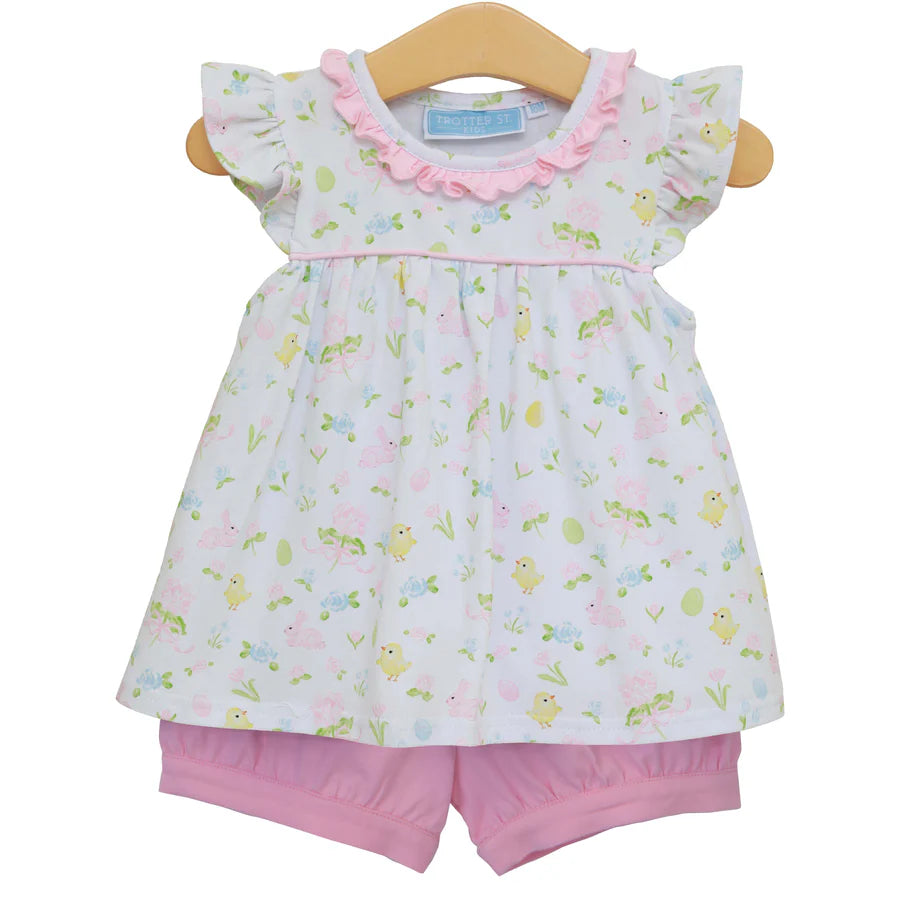 Trotter Street Cottontail Banded Short Set