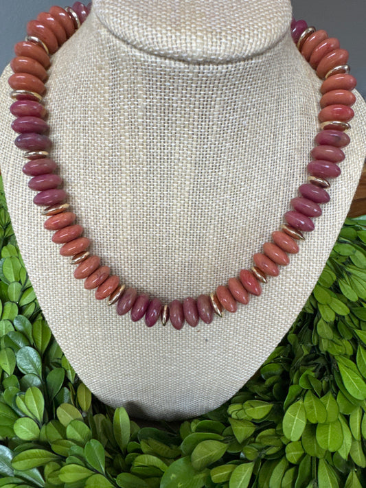 GS Color Wide Beaded Necklace