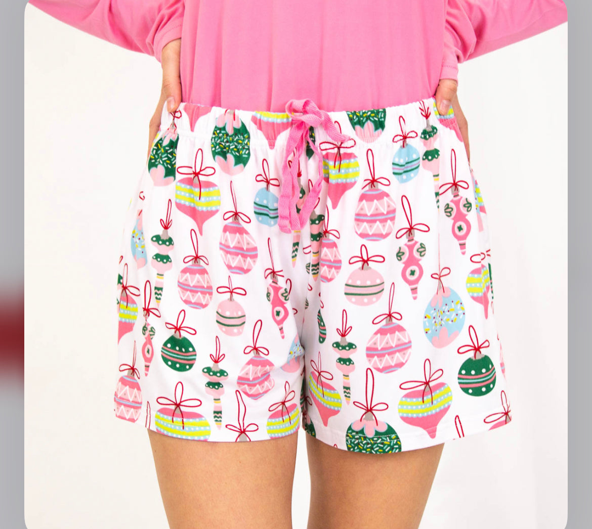 TRS Sleep Shorts-Ornaments