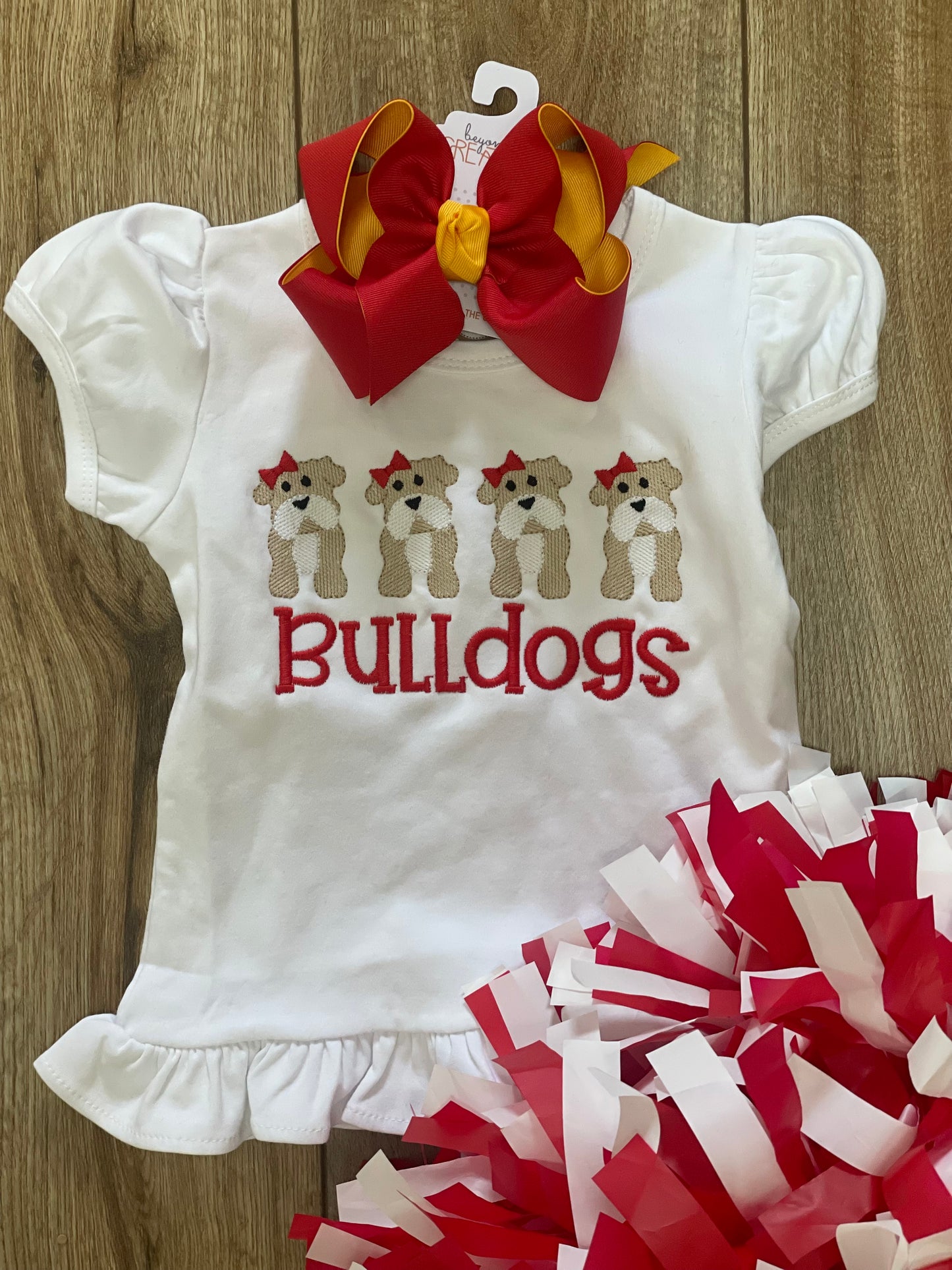 Sketch Stitch Shirt - Bulldog Girl Pups