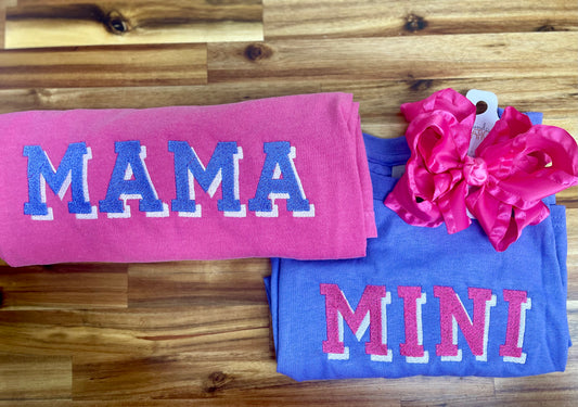 Embroidery Mama + Mini Shirts