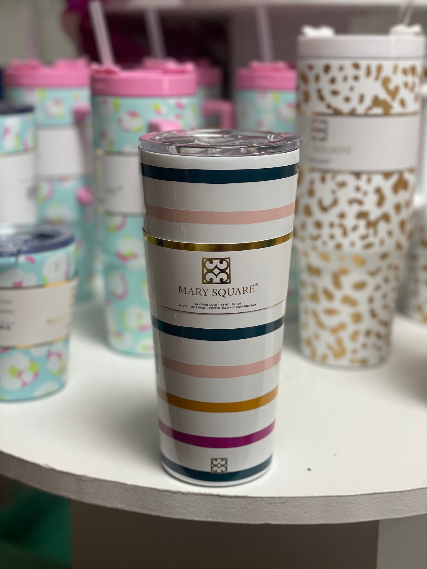 MS Large Stainless Tumbler - Block Party