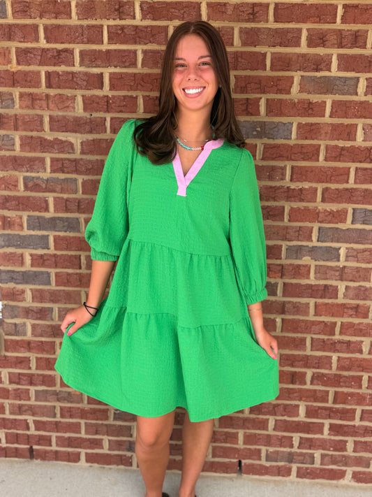 Mary Square Cooper Dress