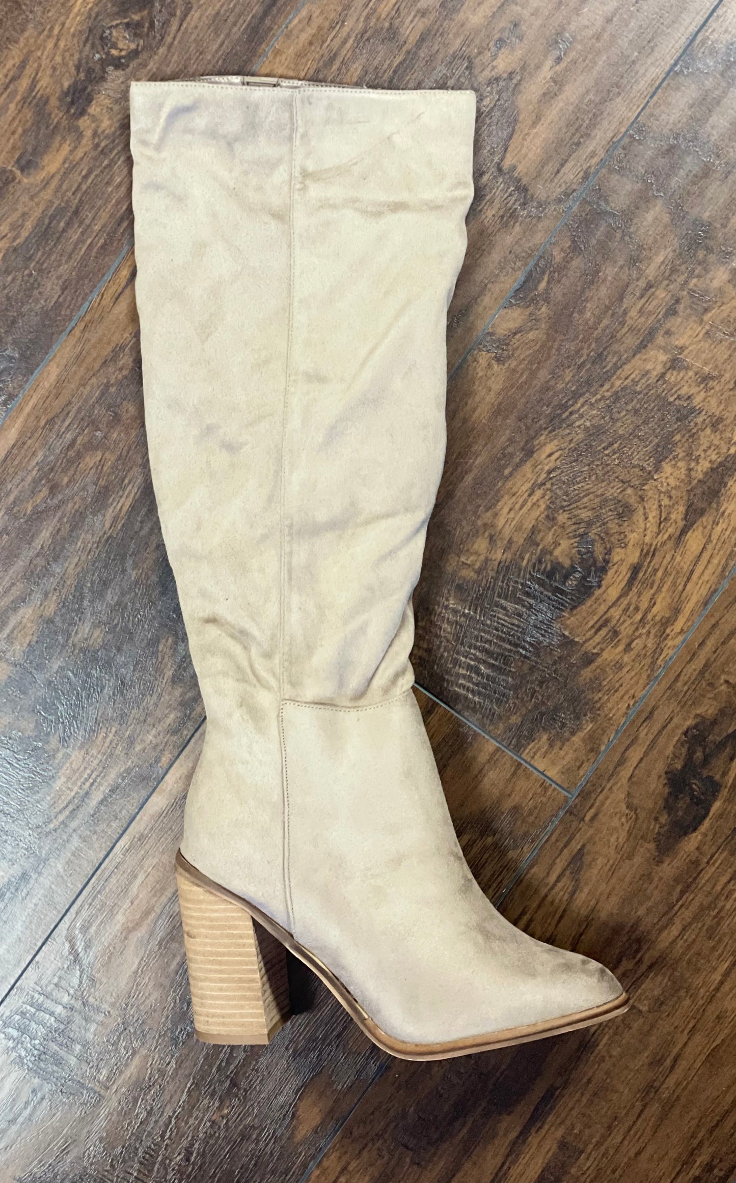 CCOCCI Nicole Suede Boots - Taupe