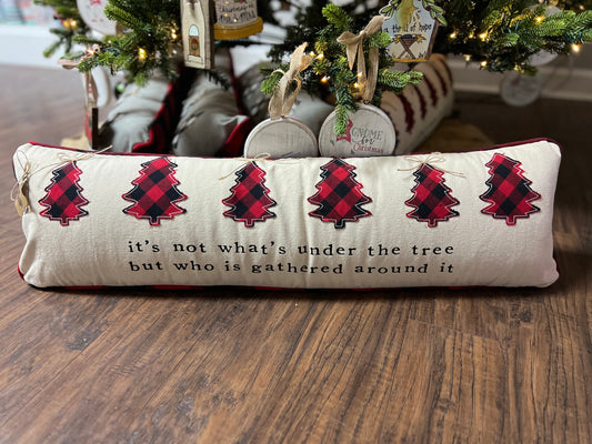 MP Check Tree Pillow