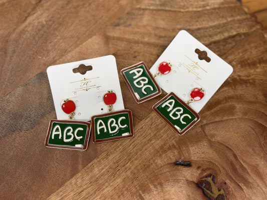 Chalkboard Earrings