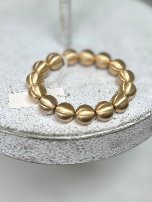 GS 14mm Satin Ball Bracelet