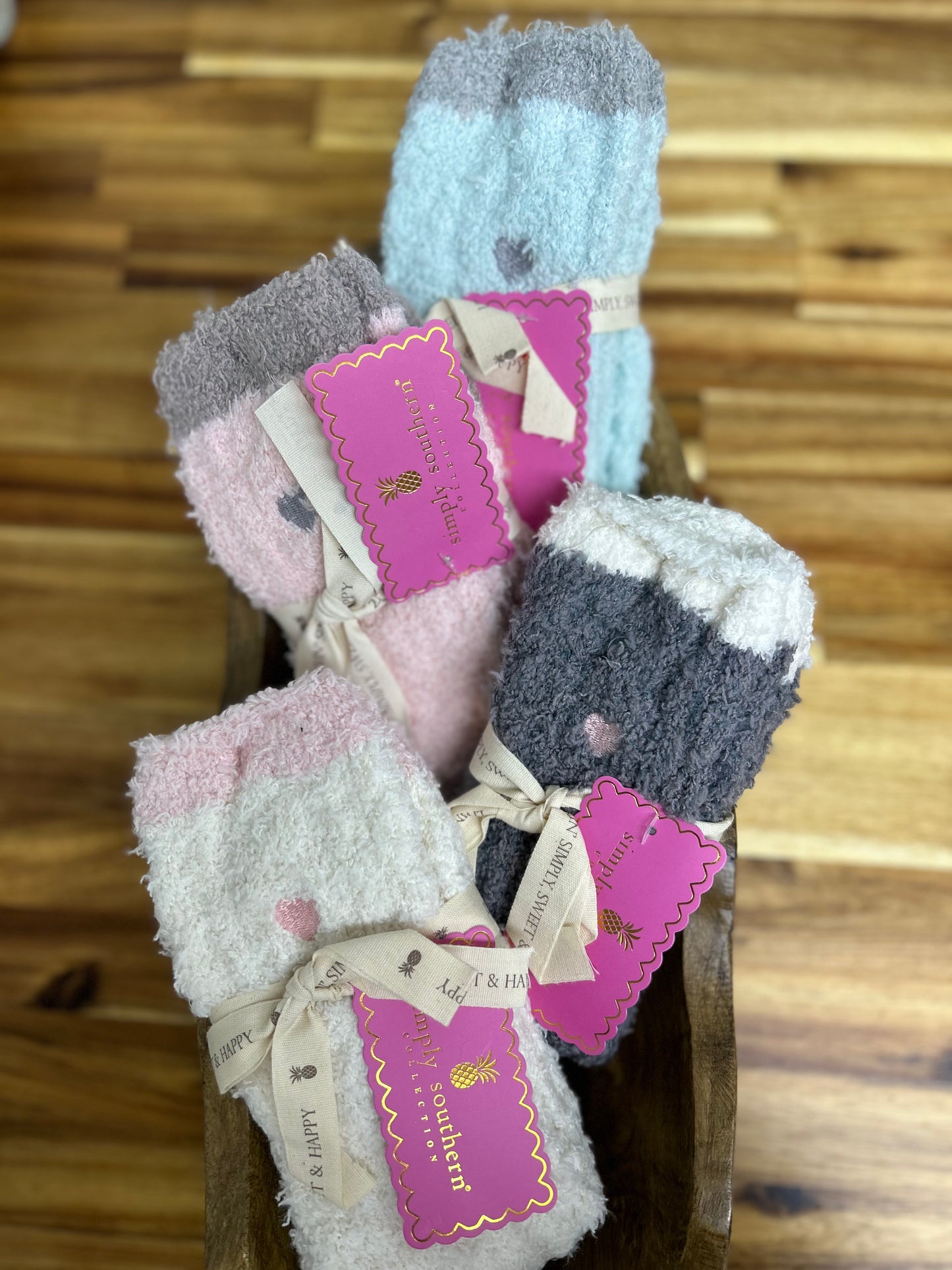 Simply Southern Fuzzy Socks - Heart