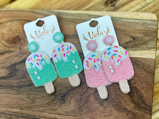 GS Popsicle Beaded Earrings