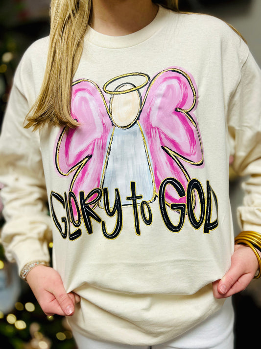 Sublimated Tee - Glory to God Angel